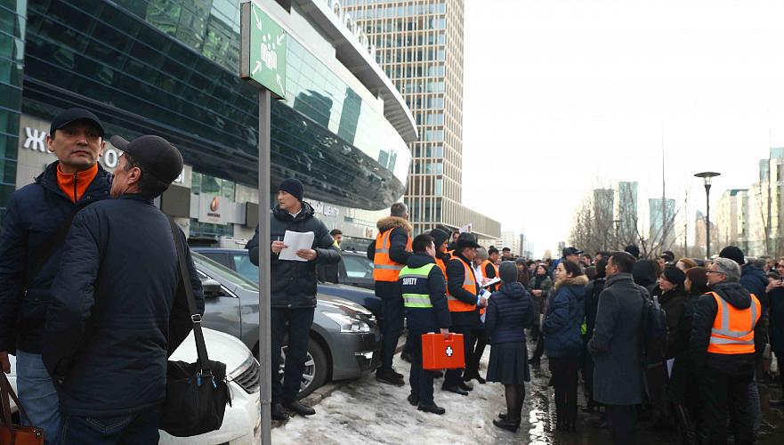 Бизнес-центр «Москва» в Астане отчитался о результатах проведения пожарных учений
