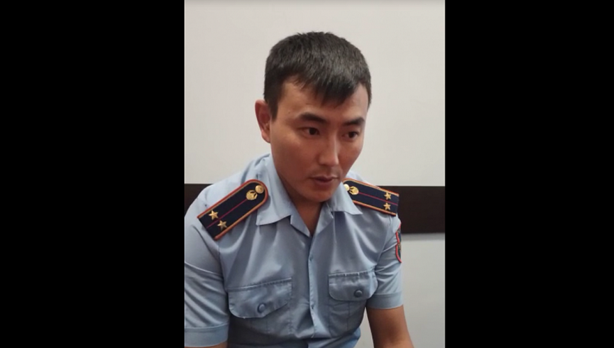 Подозреваемый в смертельном наезде на женщину в Алматы полицейский выразил соболезнования