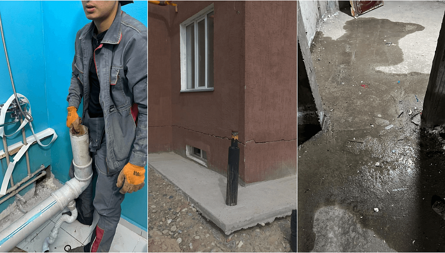 Жильцы сданной весной по госпрограмме многоэтажки в Талдыкоргане боятся не пережить зиму