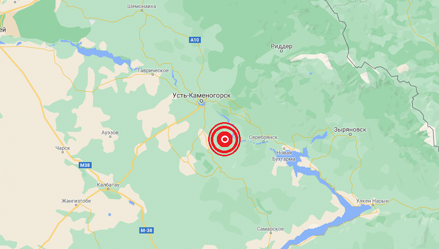 Толчки произошедшего в ВКО землетрясения ощутили в Усть-Каменогорске