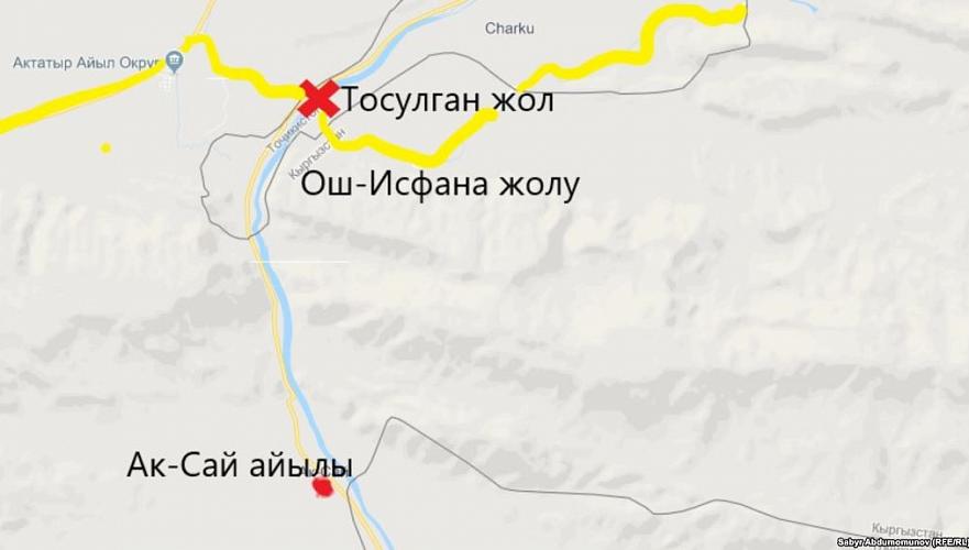 Конфликт на кыргызско-таджикской границе: ранен гражданин Кыргызстана