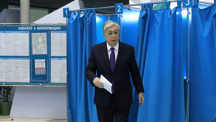 Exit-poll института партии Amanat отдает победу Токаеву с 85,42% голосов