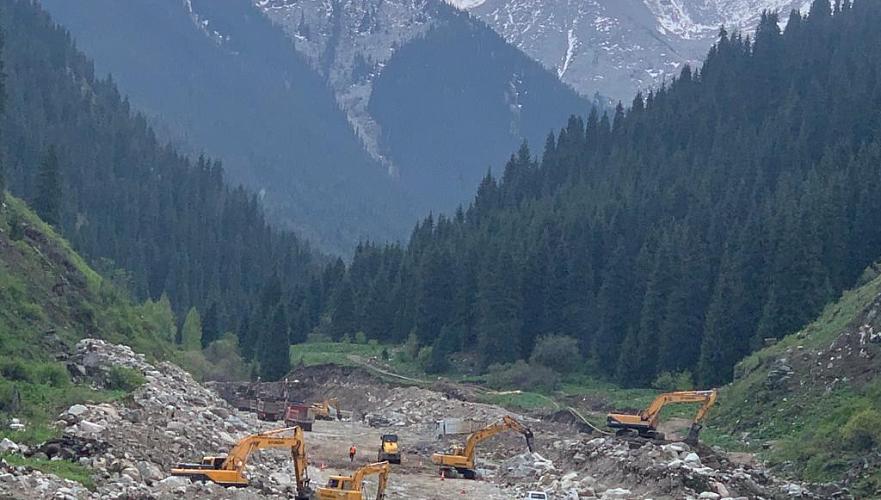 Строительство селезадерживающих плотин близ Алматы планируют завершить в 2023 году