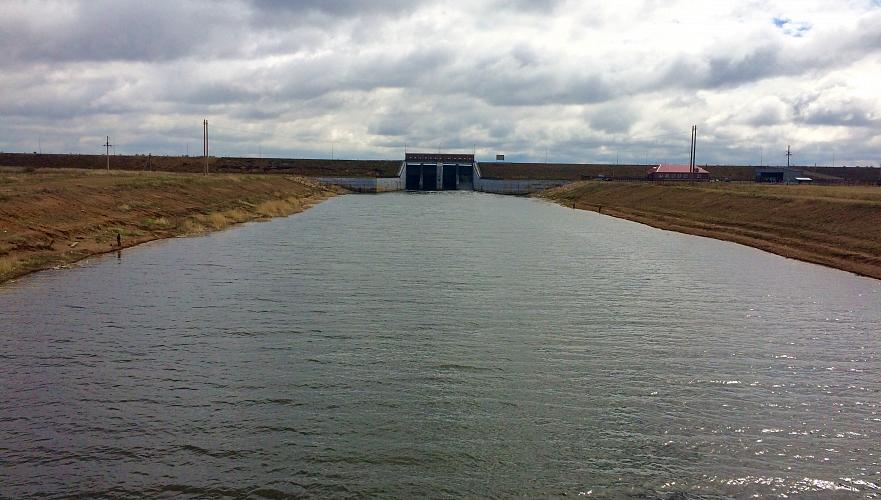 Астанинское водохранилище заполнено примерно на 70% проектного объема