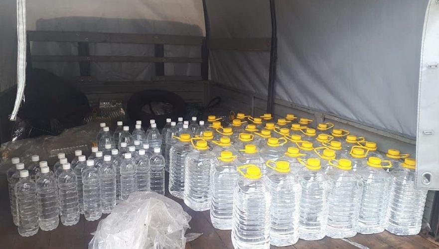 Около 300 литров незаконного алкоголя изъято в Усть-Каменогорске