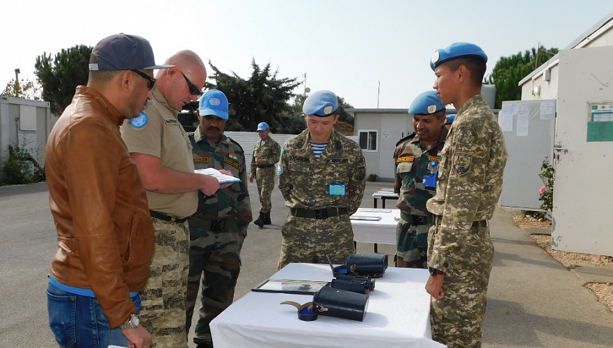 Представители ООН проинспектировали миротворческую базу Казахстана в Ливане