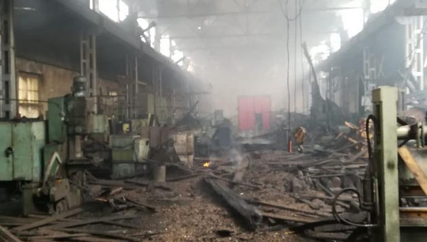 Пожар на складе площадью 500 кв. м ликвидирован в Актюбинской области