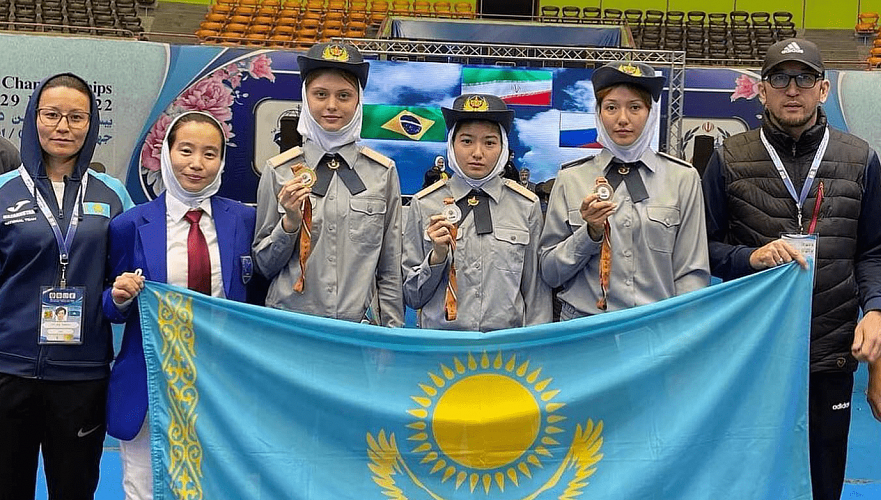 Девушки из Атырау завоевали три медали на чемпионате мира по военному тхэквондо