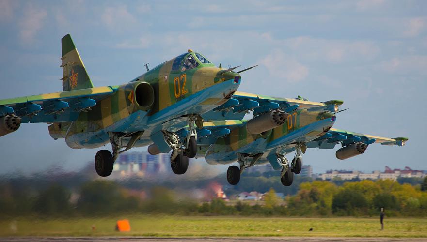 Казахстанские экипажи Су-25 признаны лучшими штурмовиками на «Авиадартс» в рамках «АрМИ-2019»
