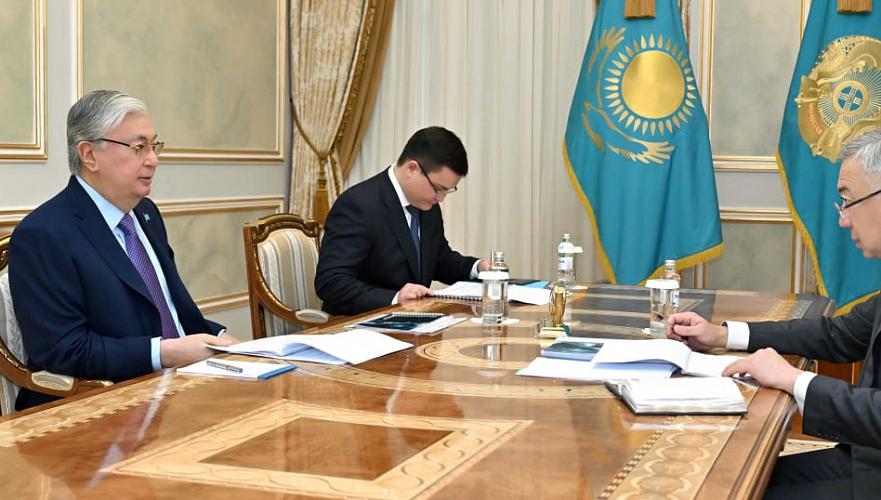 Токаев принял заместителя премьер-министра Серика Жумангарина