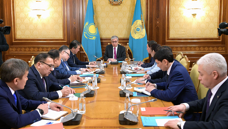 Совещание с руководством администрации президента провел Токаев