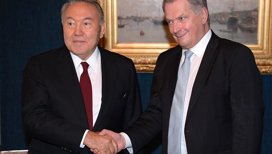 Принципы внешней политики Казахстана и Финляндии очень схожи - Назарбаев