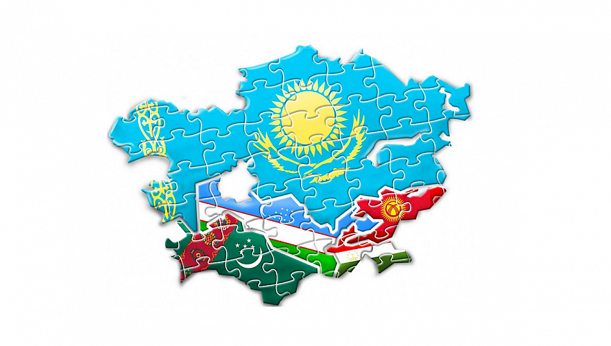 Центральная Азия. Карта центральной Азии вектор. Казахстан без фона. Карта Казахстана для презентации. Интеграция в азии