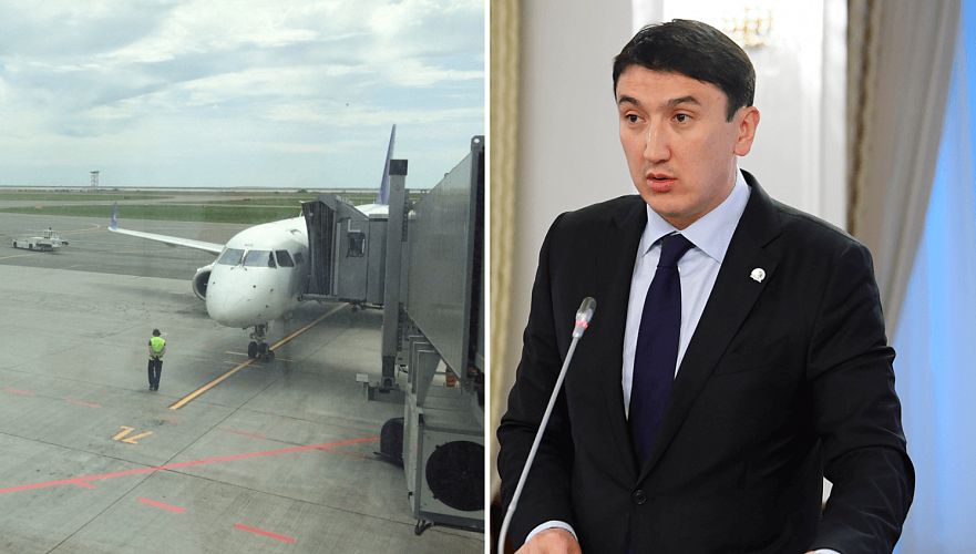 Крупные аэропорты Казахстана ограничили заправку самолетов, минэнерго молчит более недели