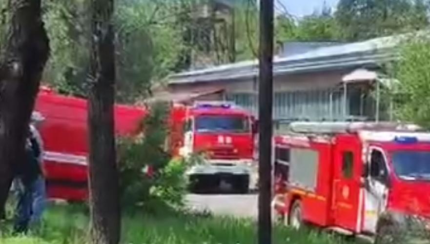 Пожар произошел на киностудии «Казахфильм» в Алматы
