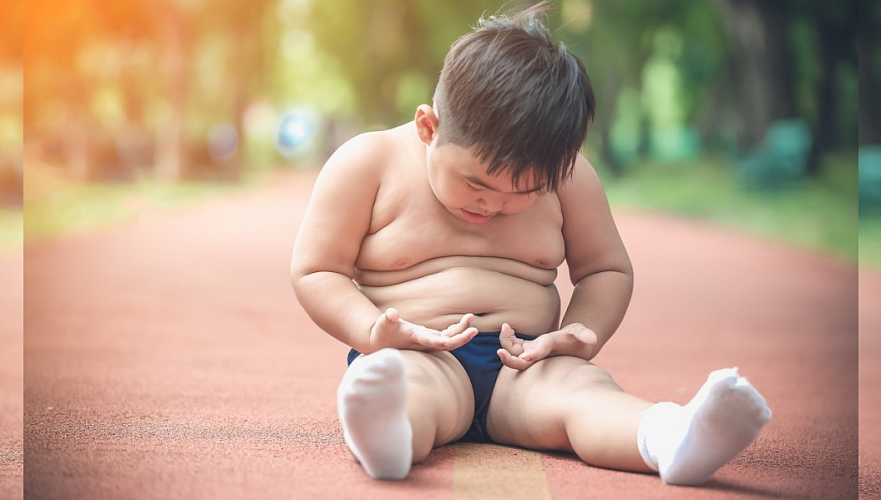 Каждый десятый ребенок до пяти лет в РК оказался с лишним весом или страдающим от ожирения