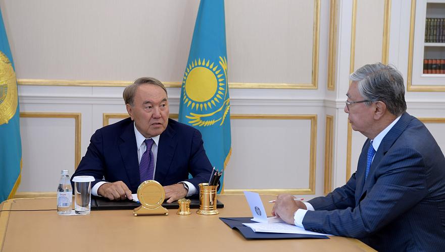 Назарбаев поручил Токаеву продолжить работу по осуществлению ранее принятых программ инфраструктурного и индустриального развития