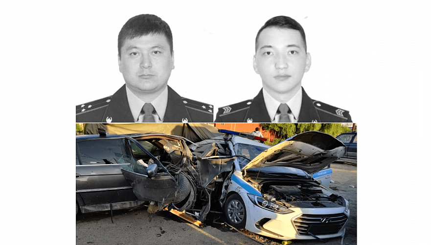Дело о гибели полицейских в ДТП на блокпосту в Алматы расследуют как умышленное убийство