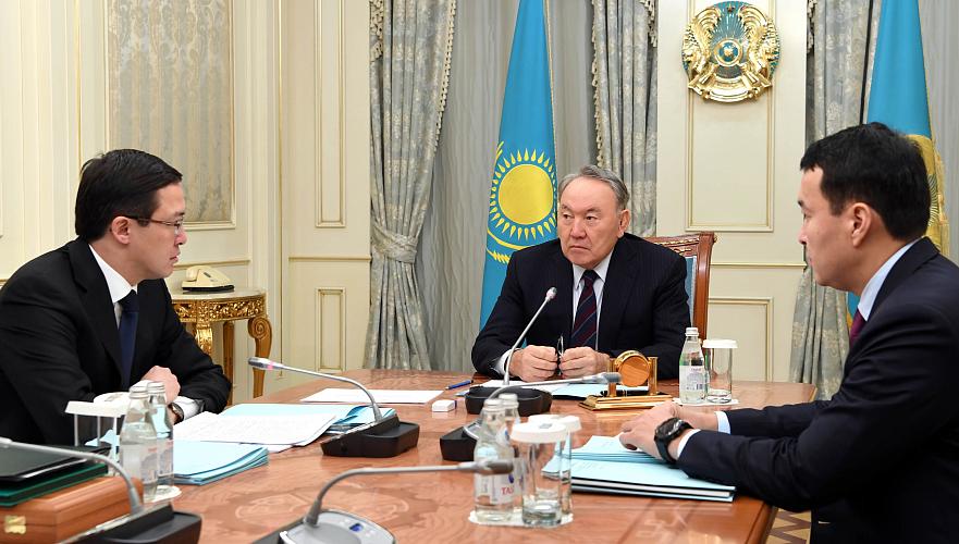 Глава Нацбанка отчитался перед Назарбаевым о ключевых параметрах финансового рынка страны