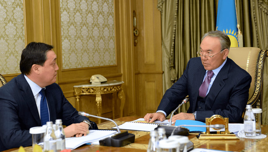Назарбаев поддерживает кандидатуру Мамина на посту премьера
