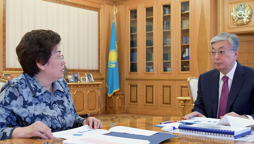 Шамшитдинова доложила Токаеву о ходе реализации госпрограммы развития образования и науки