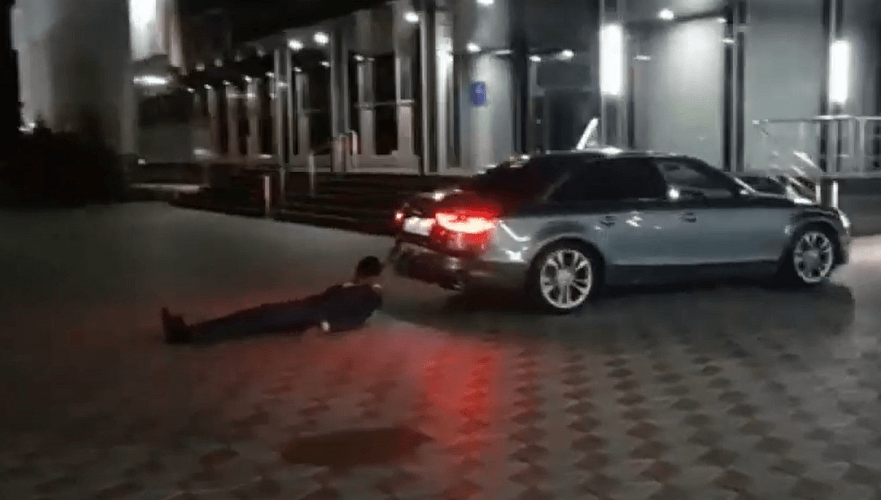 «Авто протащило привязанного человека» – полиция Павлодара провела проверку