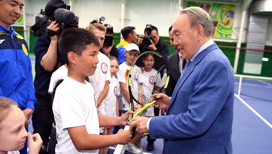 О необходимости строительства в каждом регионе теннисных центров по мировым стандартам заявил Назарбаев