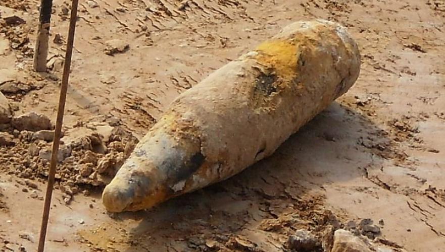 Второй за месяц найденный в Атырау боевой снаряд ликвидировали саперы