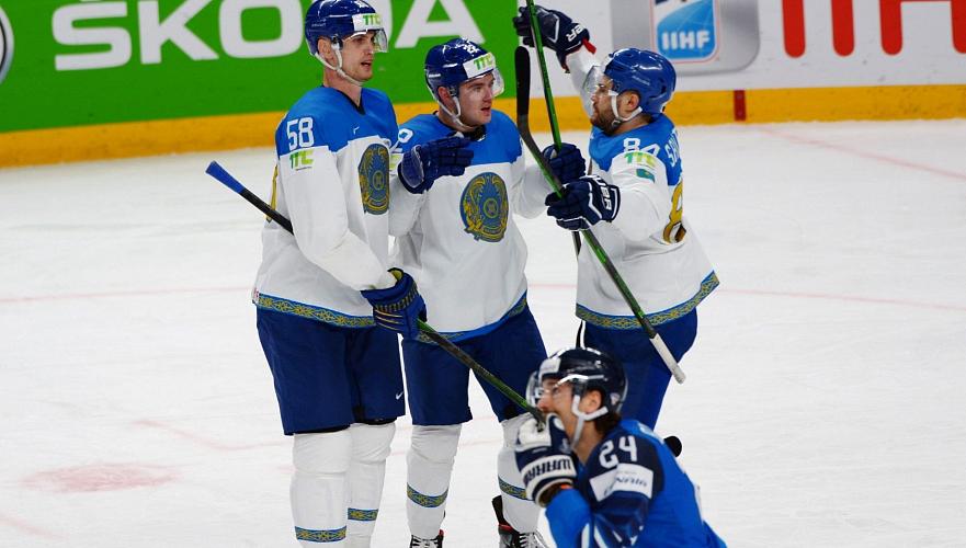 Вторую победу подряд одержали казахстанские хоккеисты на чемпионате мира в Риге