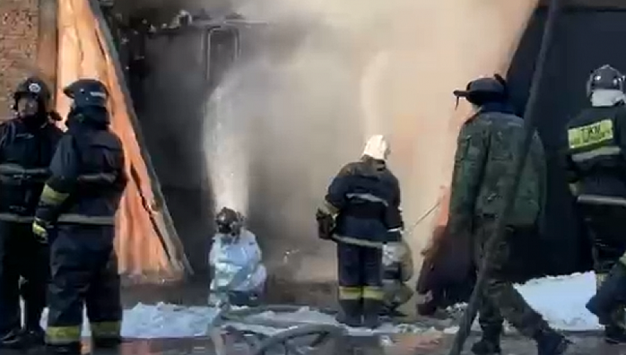 Пожар на электростанции произошел в Актюбинской области