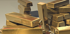 Цена на золото снизилась по итогам вечернего межбанковского фиксинга в Лондоне в среду