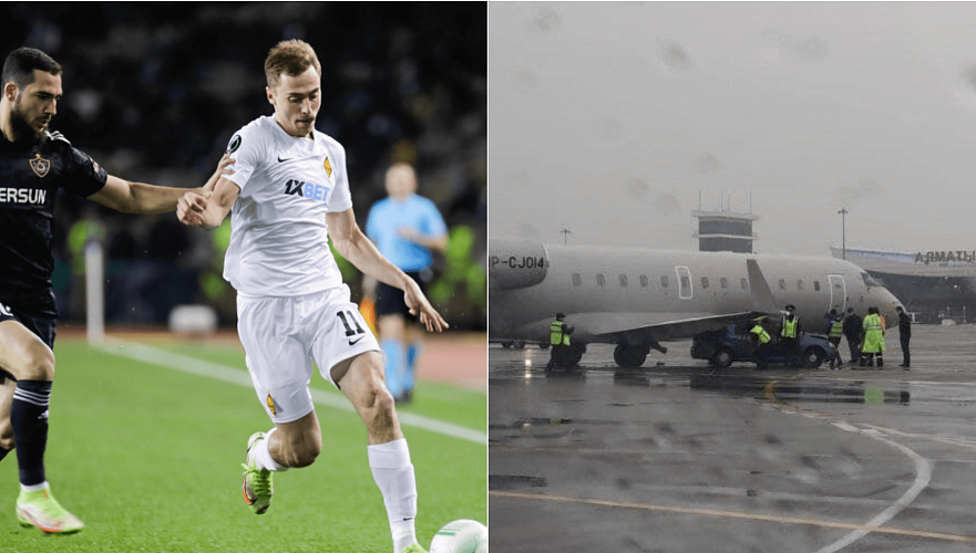В столкнувшемся с авто самолете в Алматы находились футболисты «Кайрата» – СМИ