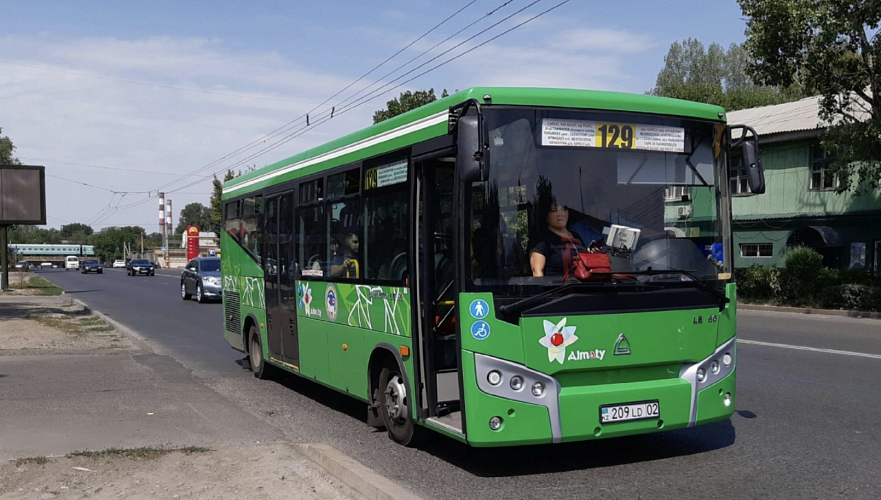 В Алматы изменены маршруты автобусов из-за ремонта на развязке по улице Саина