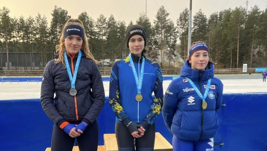 Казахстанка завоевала вторую медаль на кубке мира по конькобежному спорту в Финляндии